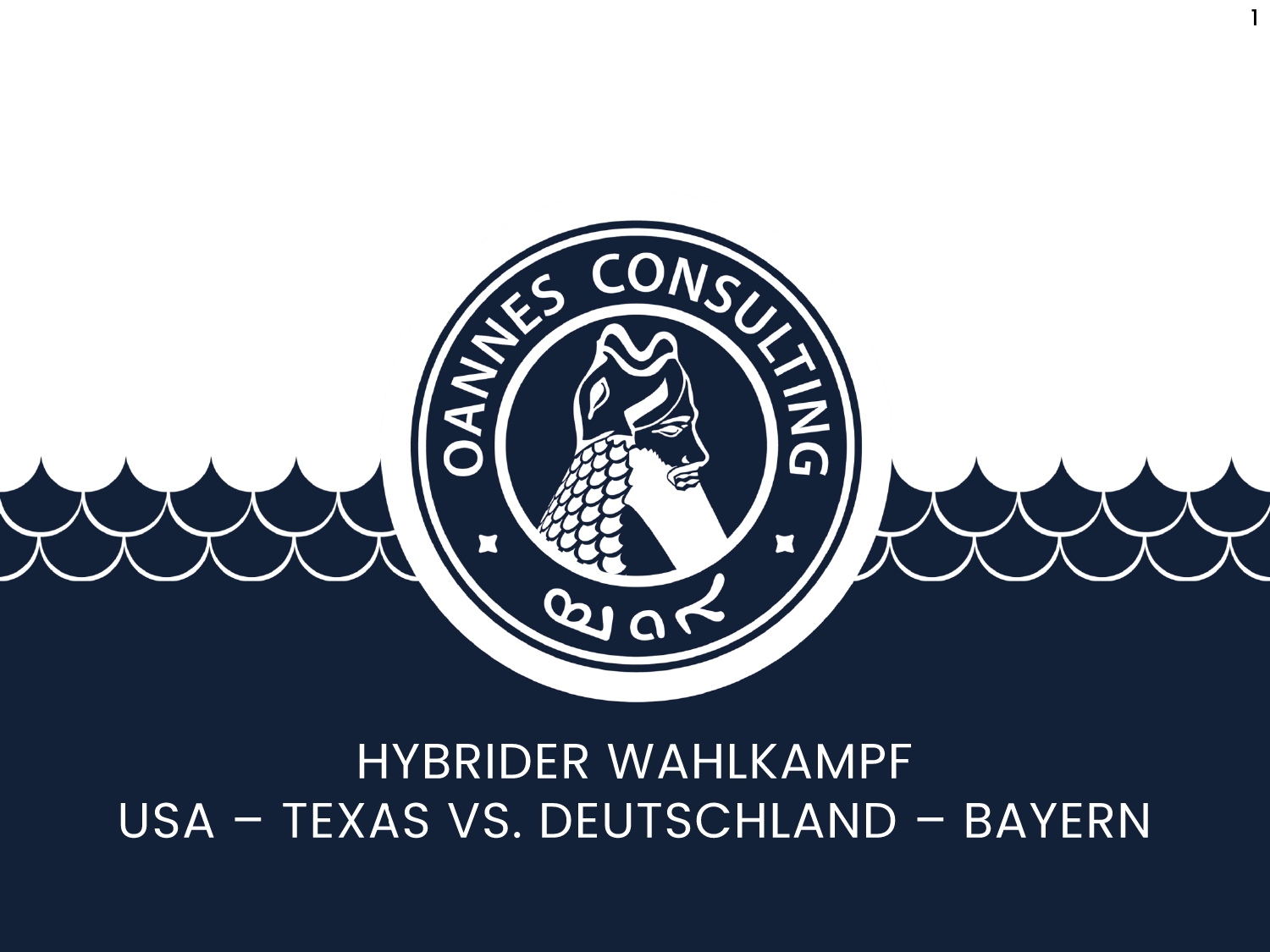 Hybrider Wahlkampf - Texas vs. Bayern 2013 - 2021